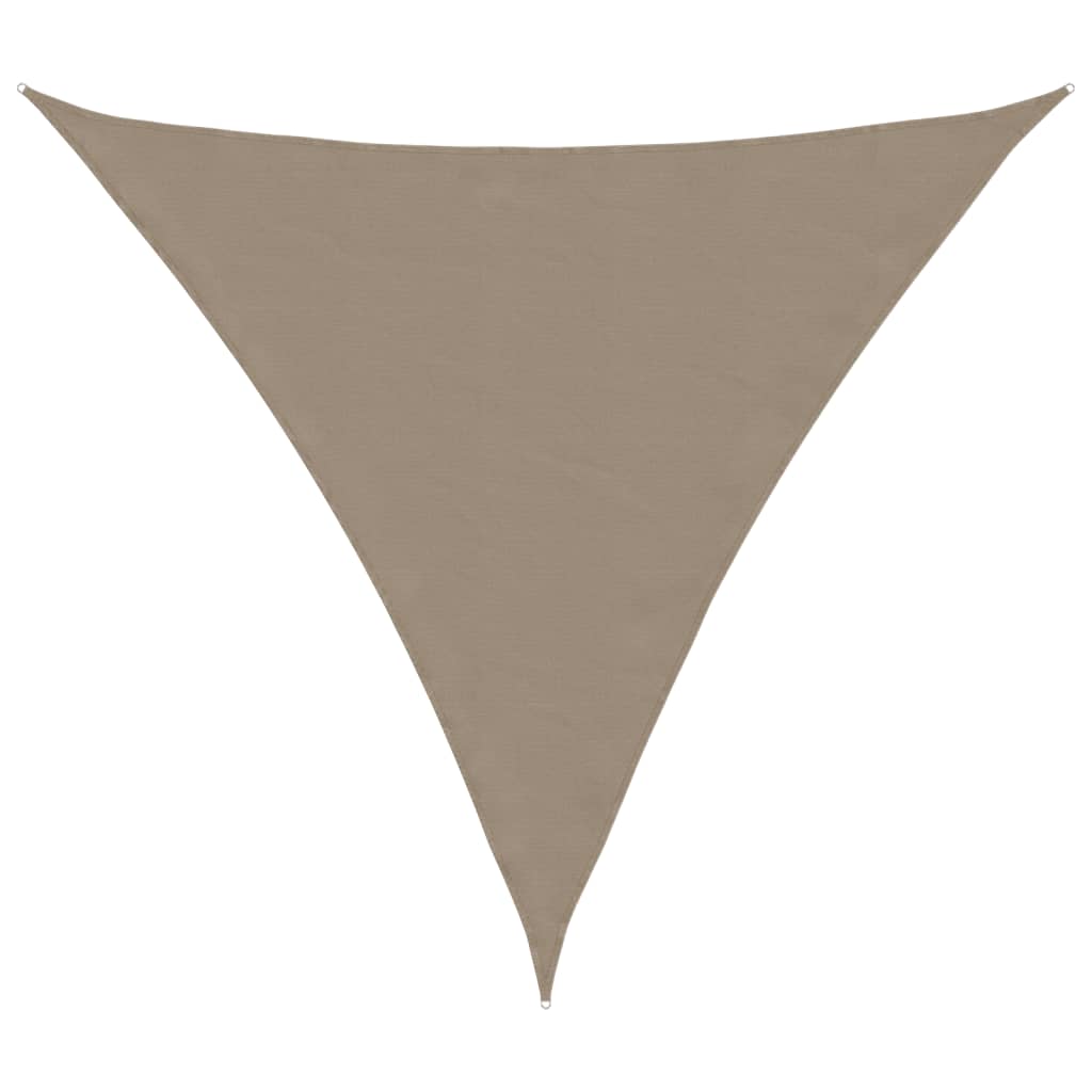 Parasole a Vela Oxford Triangolare 6x6x6 m Grigio Talpa | homemem39