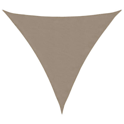 Parasole a Vela Oxford Triangolare 6x6x6 m Grigio Talpa