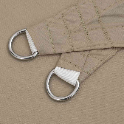 Parasole a Vela Oxford Triangolare 6x6x6 m Grigio Talpa