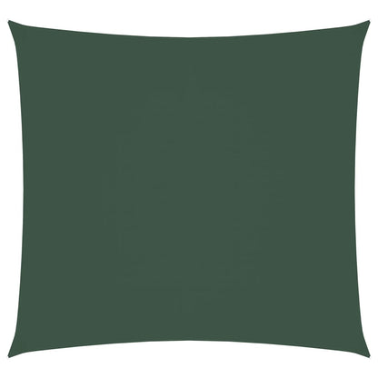 Parasole in Tessuto Oxford Quadrato 3,6x3,6 m Verde Scuro | homemem39