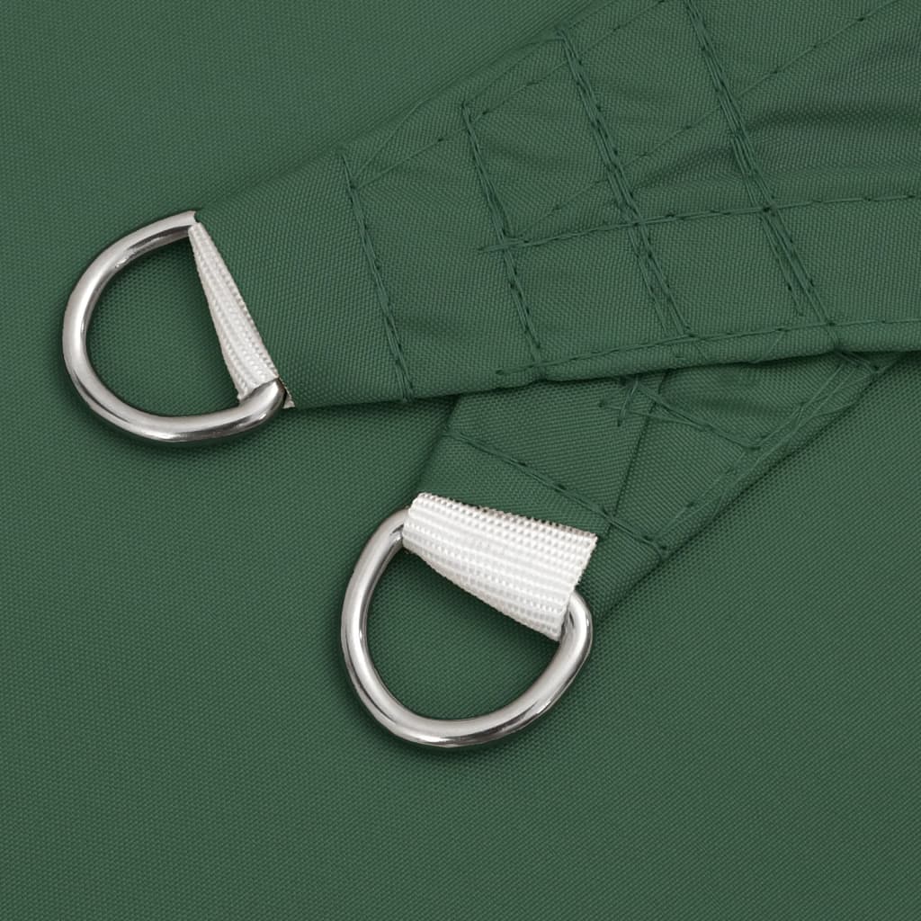 Parasole in Tessuto Oxford Quadrato 3,6x3,6 m Verde Scuro | homemem39