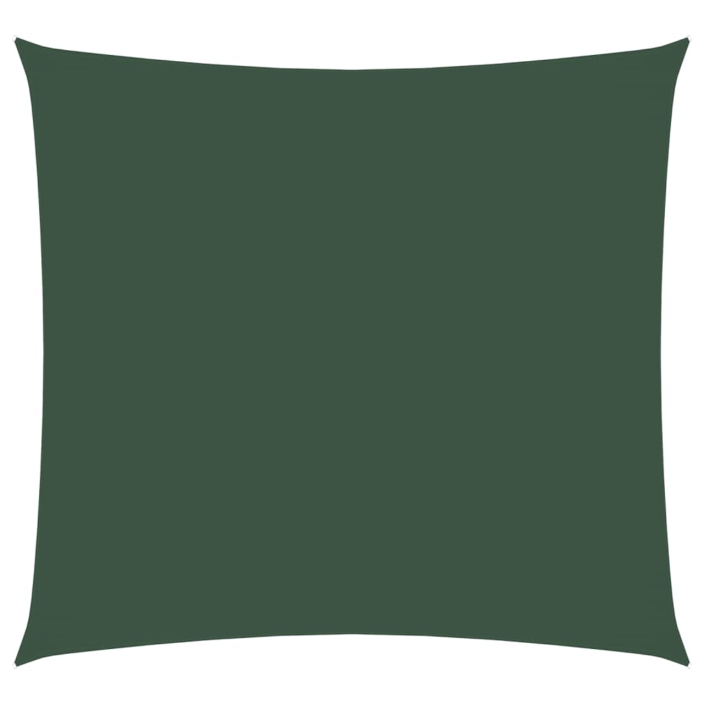 Vela Parasole in Tela Oxford Quadrata 4x4 m Verde Scuro | homemem39