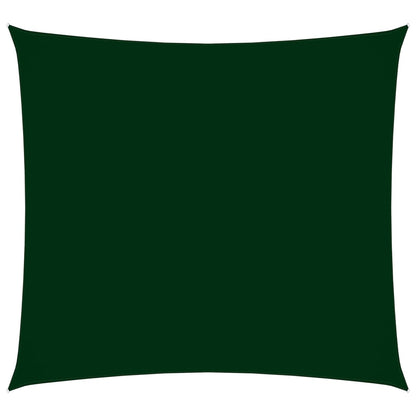 Vela Parasole in Tela Oxford Quadrata 4x4 m Verde Scuro