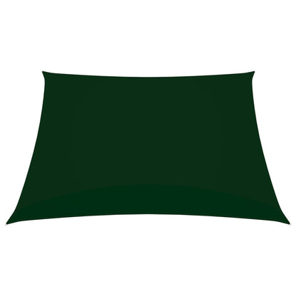 Vela Parasole in Tela Oxford Quadrata 4x4 m Verde Scuro