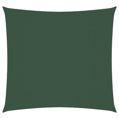 Vela Parasole in Tela Oxford Quadrata 5x5 m Verde Scuro