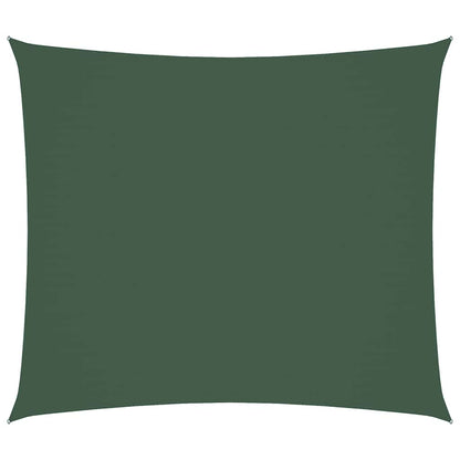 Parasole a Vela Oxford Rettangolare 2x2,5 m Verde Scuro | homemem39