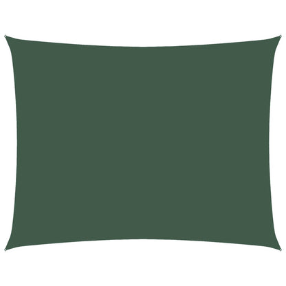 Parasole a Vela Oxford Rettangolare 2,5x3,5 m Verde Scuro | homemem39