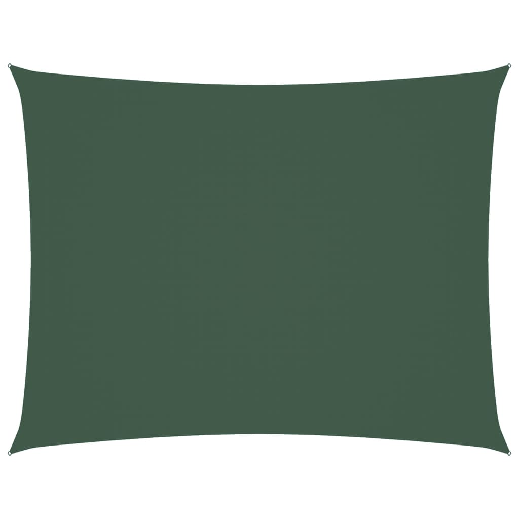Parasole a Vela Oxford Rettangolare 2,5x4 m Verde Scuro | homemem39