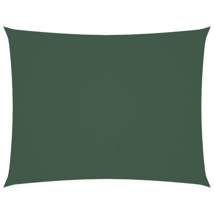 Parasole a Vela Oxford Rettangolare 2,5x4 m Verde Scuro | homemem39