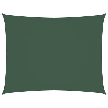 Parasole a Vela Oxford Rettangolare 3x4 m Verde Scuro | homemem39