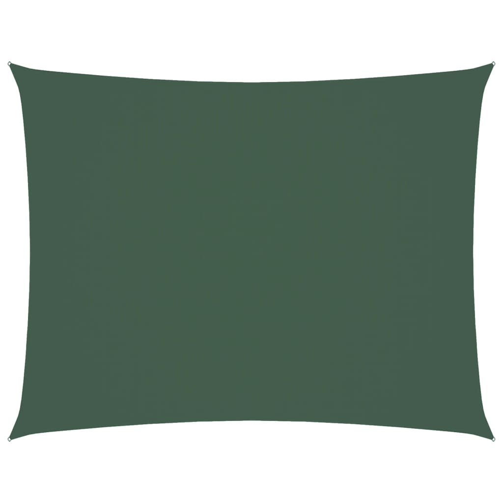 Parasole a Vela Oxford Rettangolare 3x4,5 m Verde Scuro | homemem39