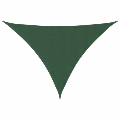 Parasole a Vela Oxford Triangolare 3x3x4,24 m Verde Scuro