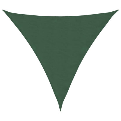 Parasole a Vela Tessuto Oxford Triangolare 6x6x6m Verde Scuro | homemem39