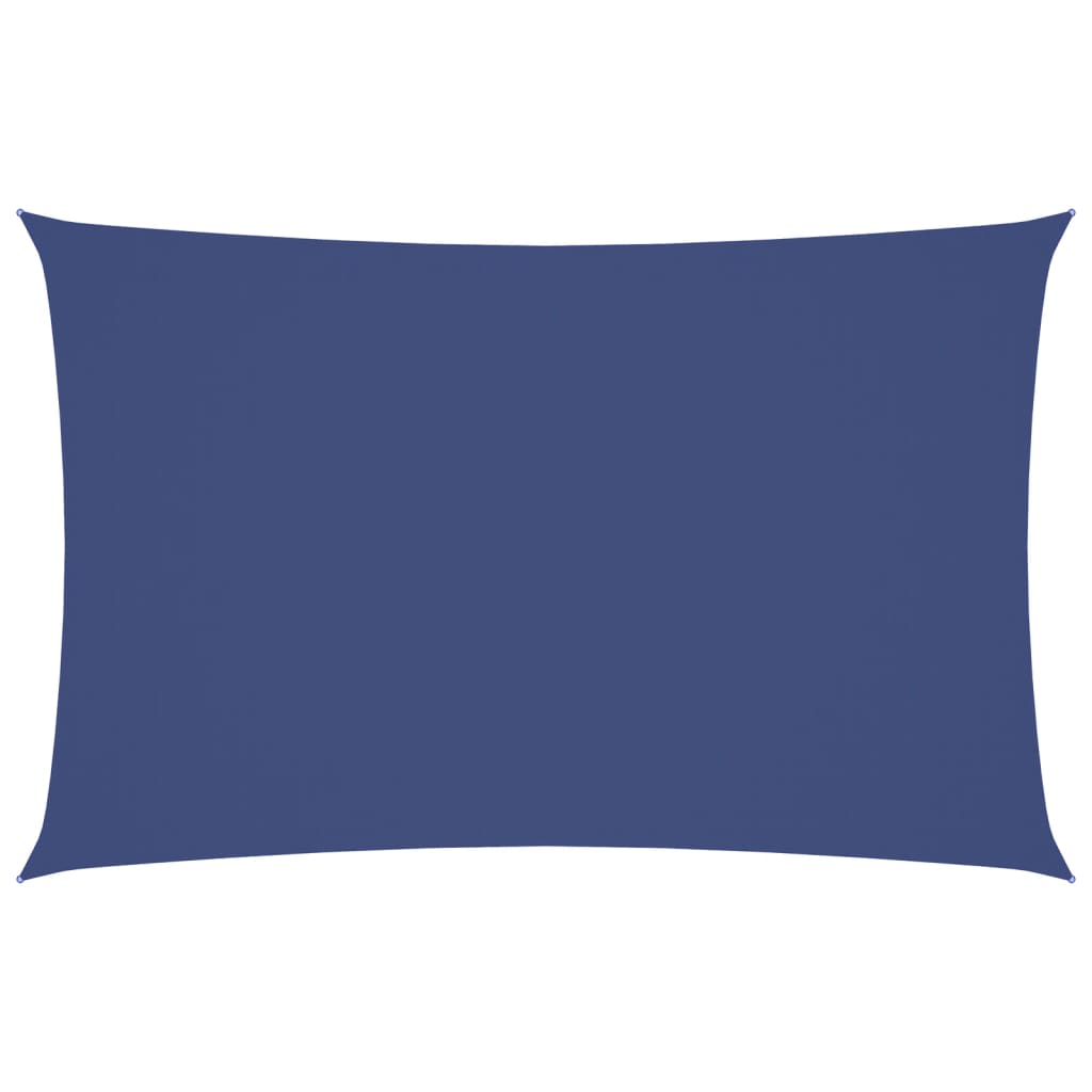Parasole a Vela Oxford Rettangolare 2x5 m Blu | homemem39