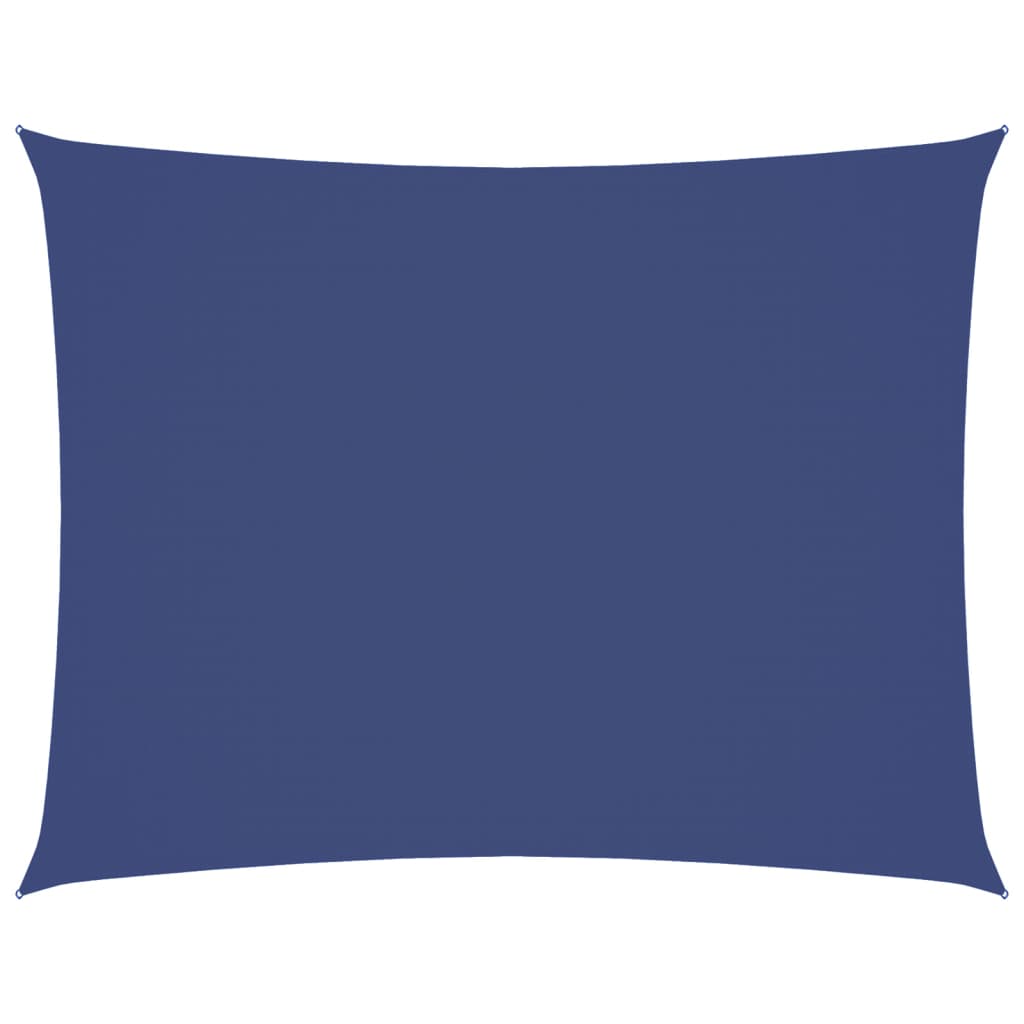 Parasole a Vela Oxford Rettangolare 3,5x4,5 m Blu | homemem39