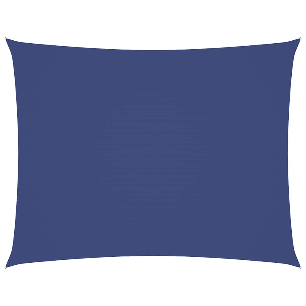 Parasole a Vela Oxford Rettangolare 4x5 m Blu