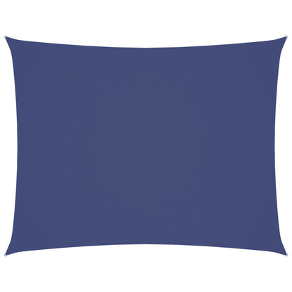 Parasole a Vela in Oxford Rettangolare 4x6 m Blu