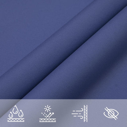 Parasole a Vela Oxford Rettangolare 5x6 m Blu