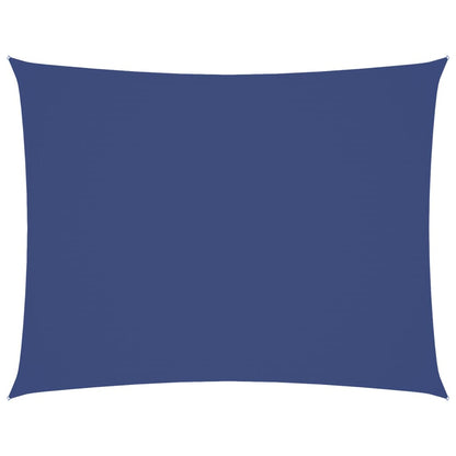 Parasole a Vela Tessuto Oxford Rettangolare 5x7 m Blu