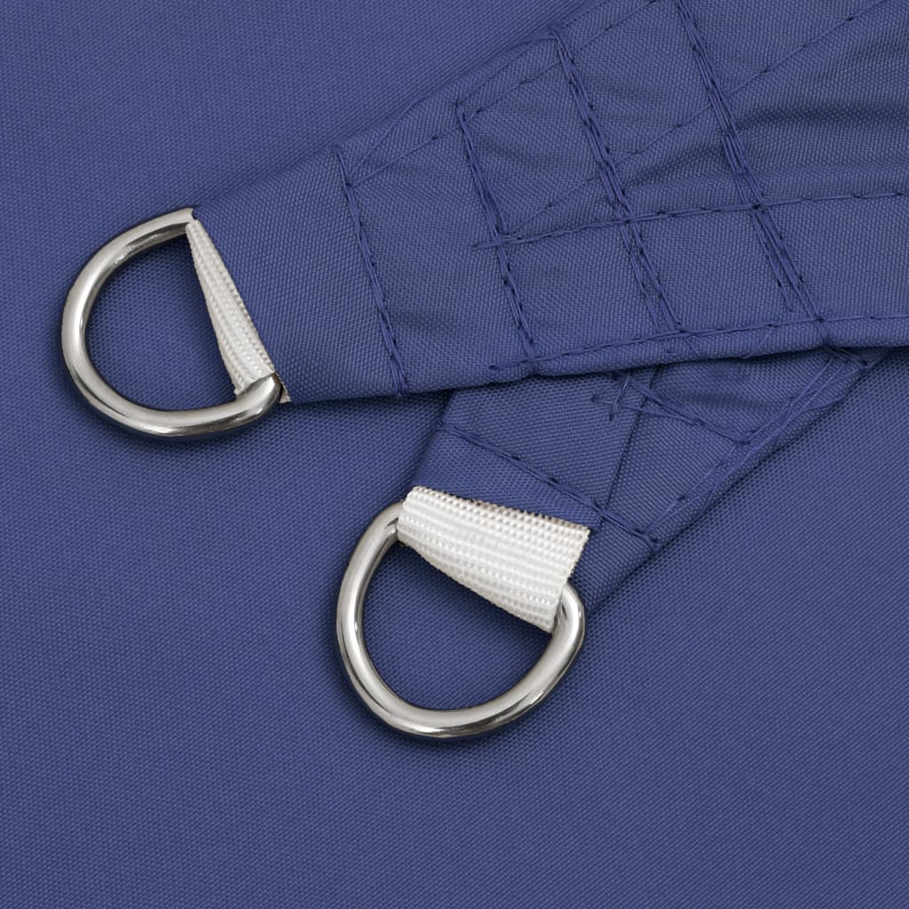 Parasole a Vela Tessuto Oxford Rettangolare 5x7 m Blu