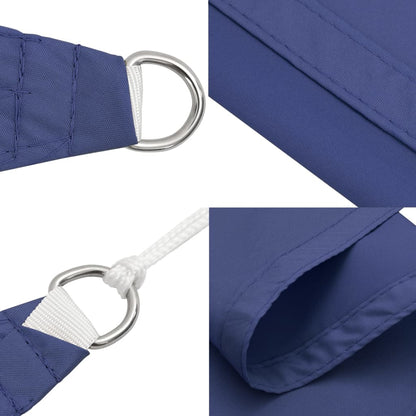 Parasole a Vela Tessuto Oxford Rettangolare 5x7 m Blu