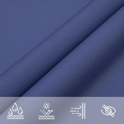Parasole a Vela Oxford Triangolare 3x3x3 m Blu | homemem39
