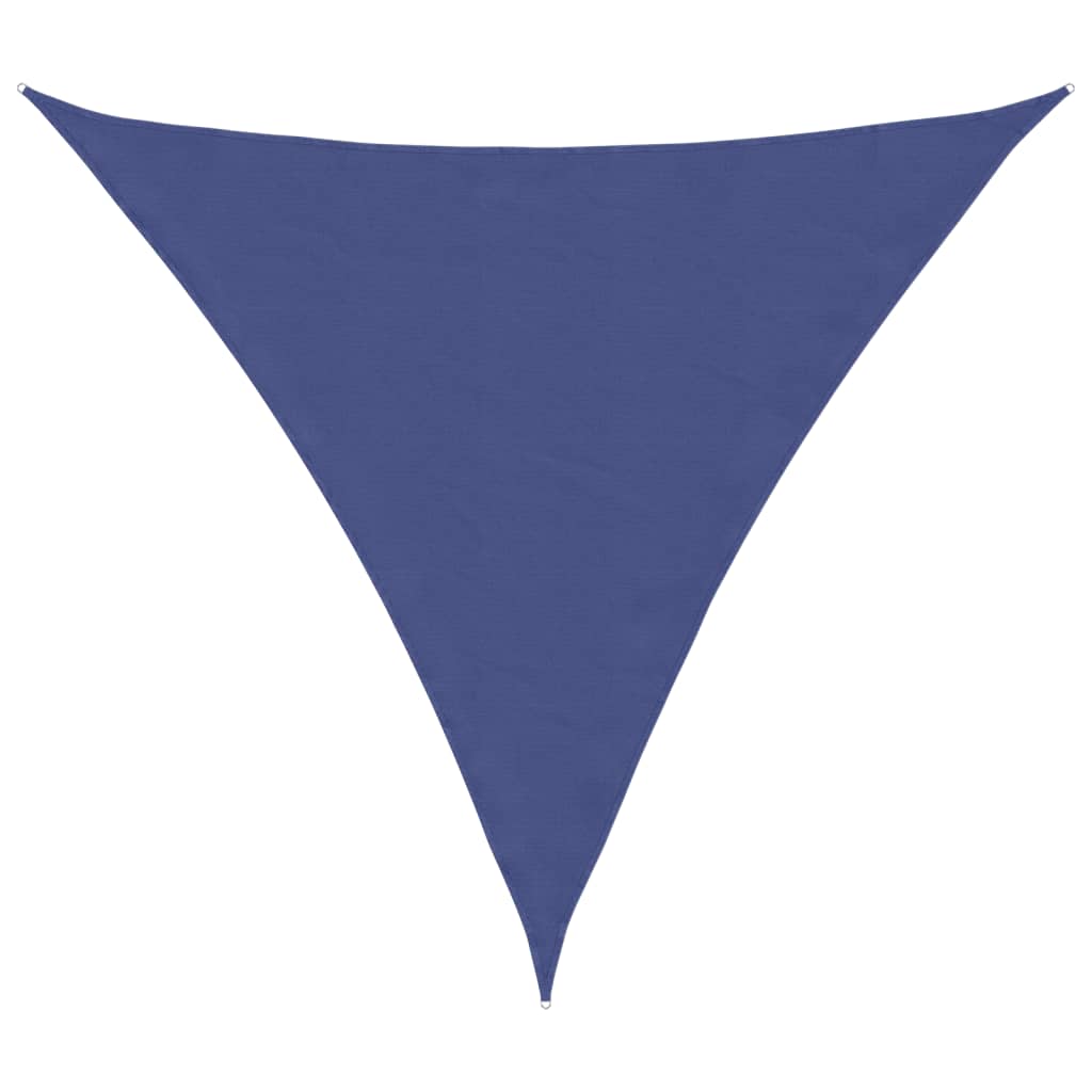 Parasole a Vela Oxford Triangolare 3,6x3,6x3,6 m Blu | homemem39