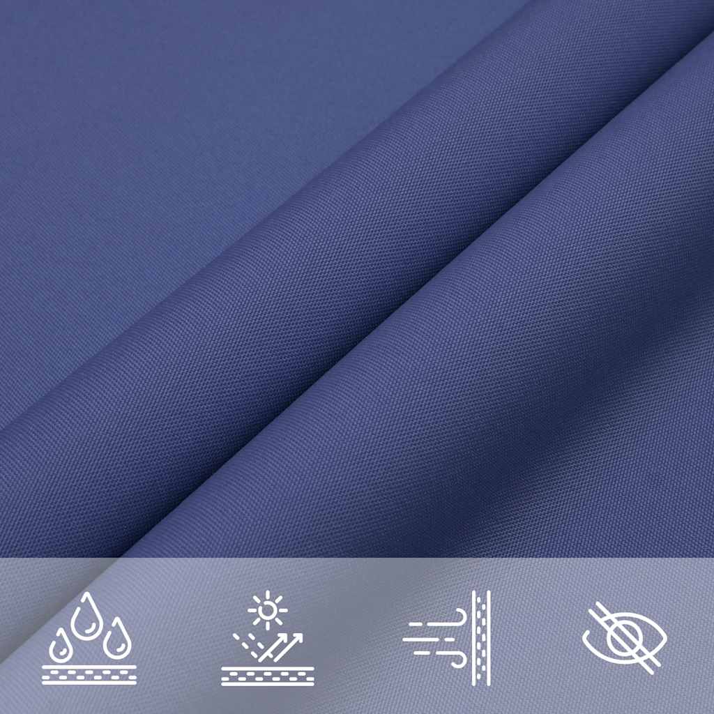 Parasole a Vela Oxford Triangolare 3x4x4 m Blu | homemem39