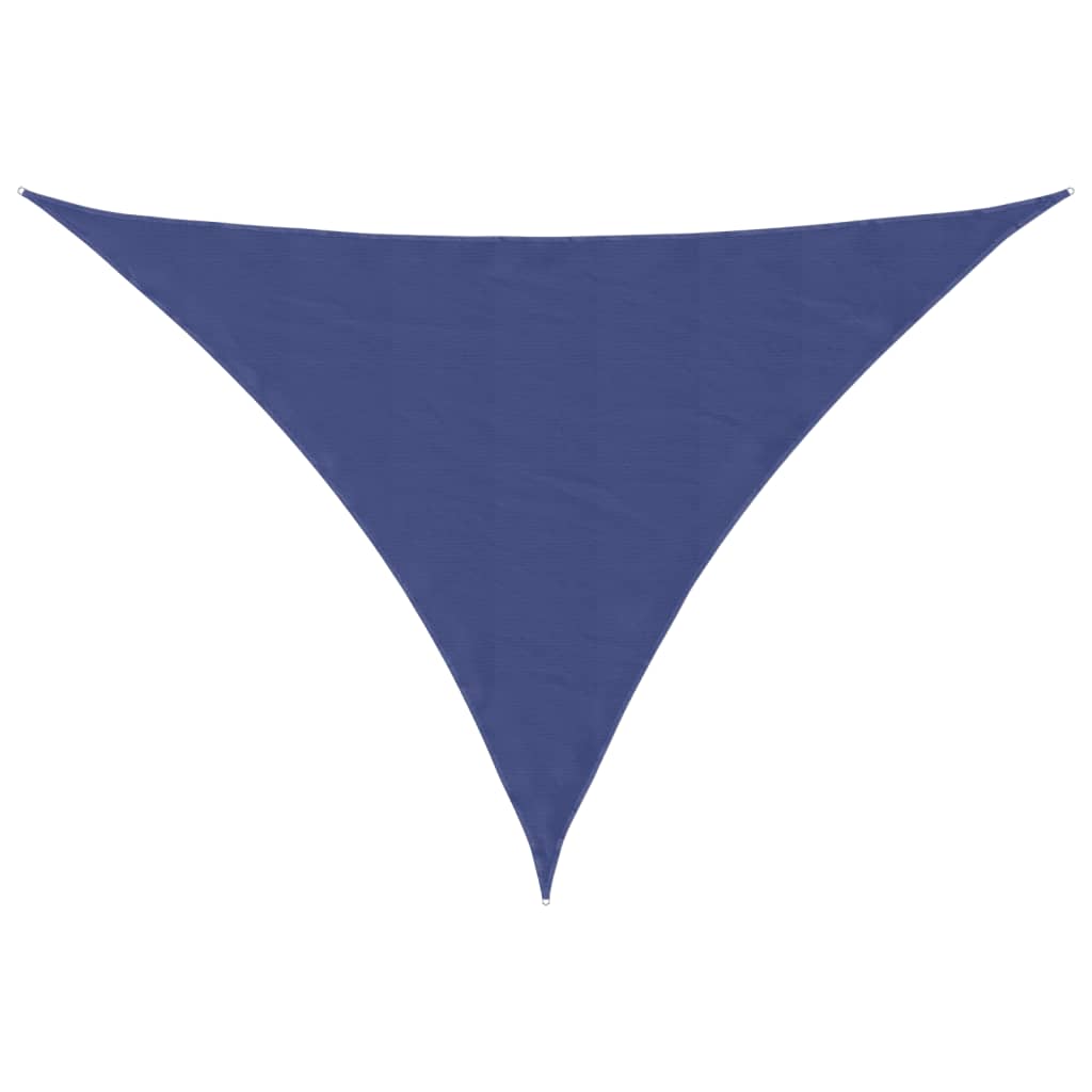 Parasole a Vela Oxford Triangolare 4x4x5,8 m Blu | homemem39