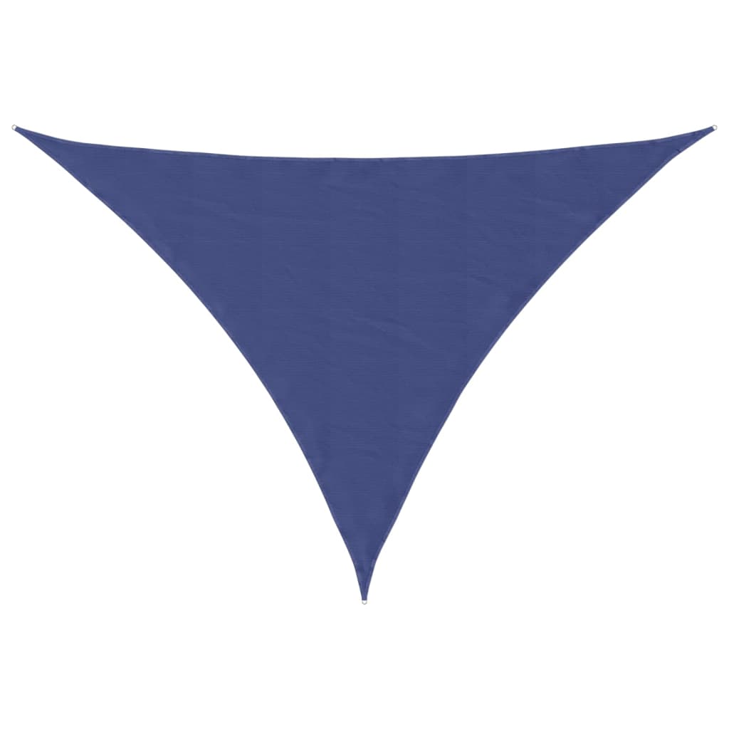 Parasole a Vela Oxford Triangolare 4x5x6,4 m Blu | homemem39