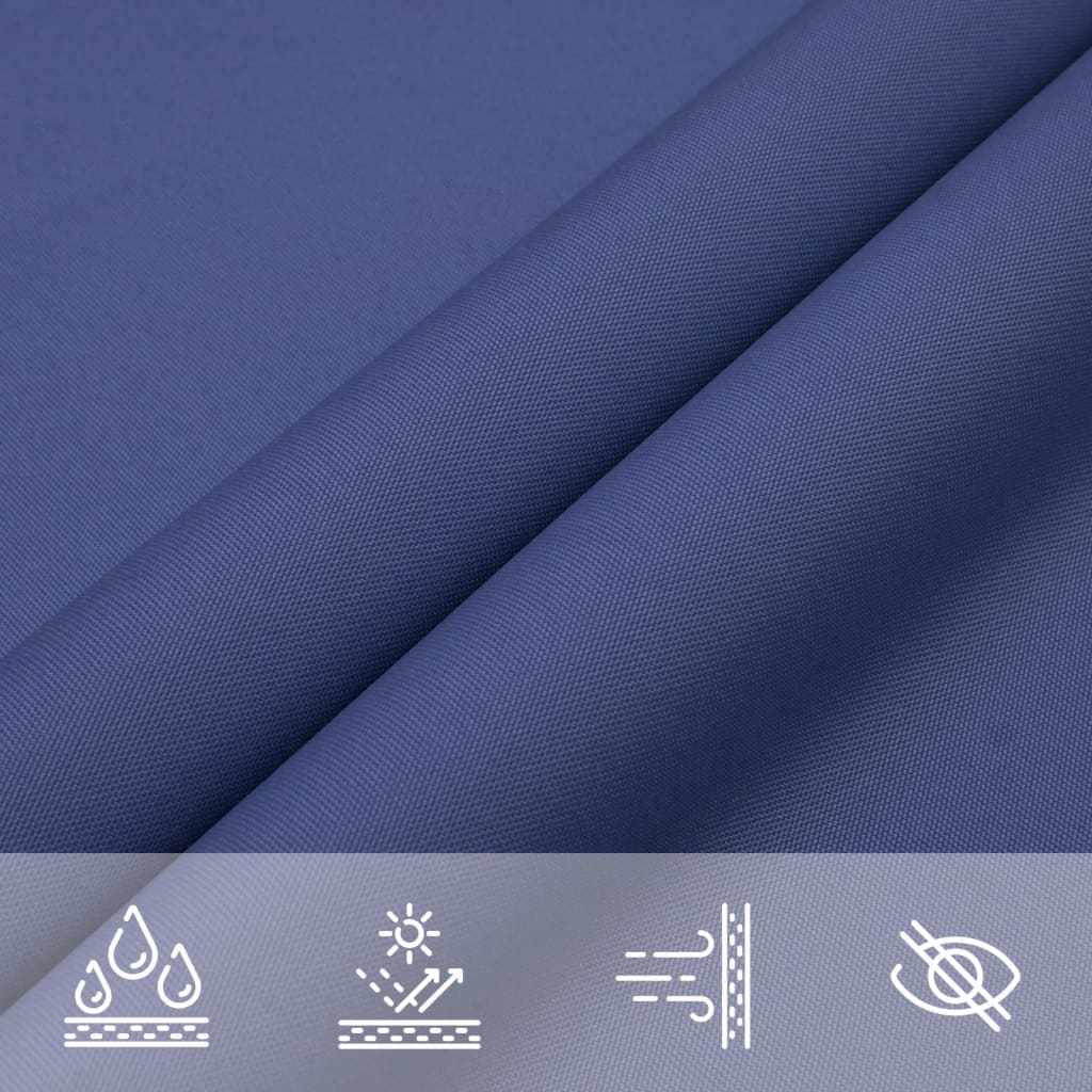 Parasole a Vela Oxford Triangolare 4x5x6,4 m Blu | homemem39