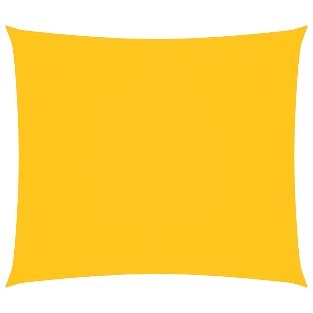 Parasole a Vela Oxford Rettangolare 2x2,5 m Giallo | homemem39