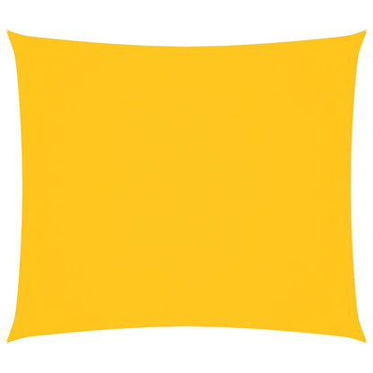 Parasole a Vela Oxford Rettangolare 2x2,5 m Giallo