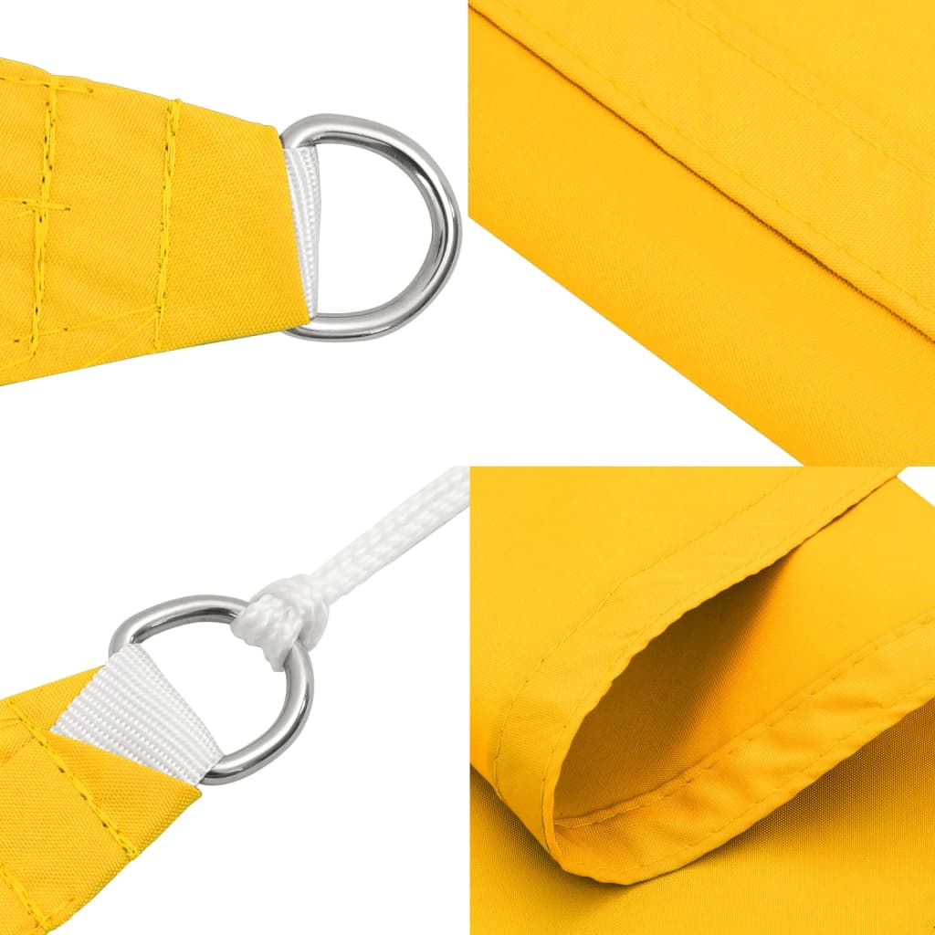 Parasole a Vela Oxford Rettangolare 2,5x3,5 m Gialla