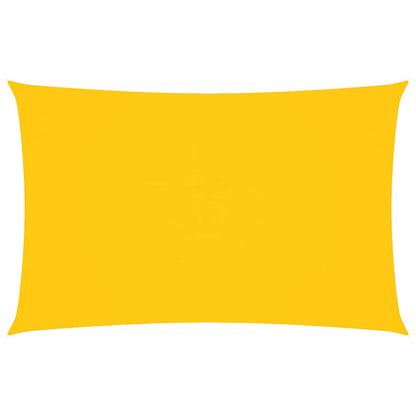 Parasole a Vela Oxford Rettangolare 2,5x5 m Giallo