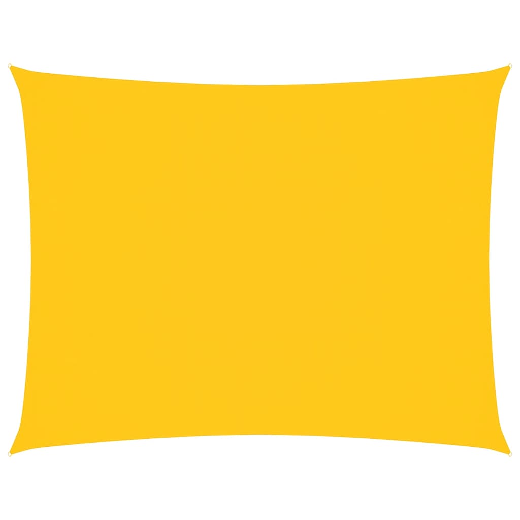 Parasole a Vela Oxford Rettangolare 3,5x5 m Gialla | homemem39