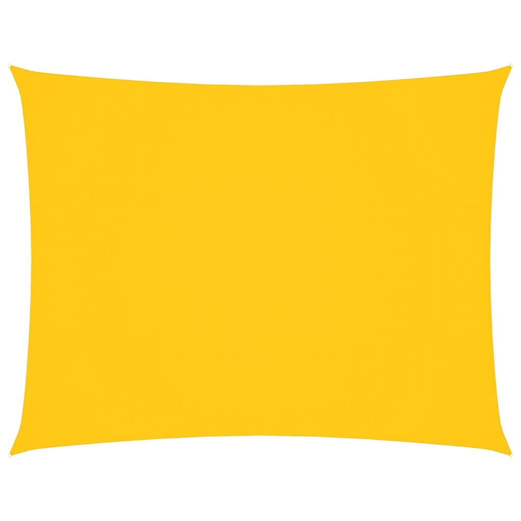 Parasole a Vela Oxford Rettangolare 5x6 m Gialla | homemem39