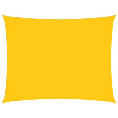 Parasole a Vela Oxford Rettangolare 6x8 m Giallo