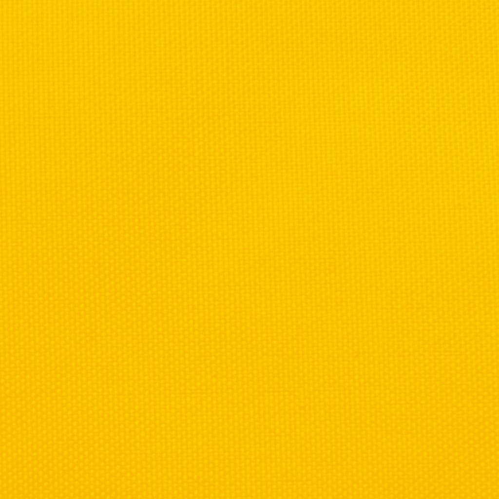 Parasole a Vela Oxford Triangolare 5x6x6 m Giallo | homemem39