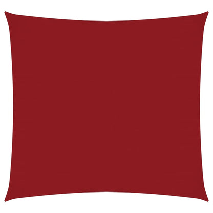 Vela Parasole in Tela Oxford Quadrata 4x4 m Rossa