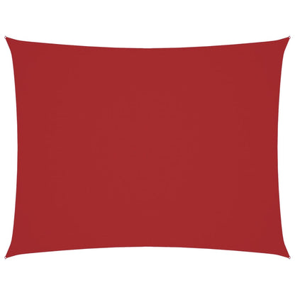 Parasole a Vela Oxford Rettangolare 2x3 m Rosso