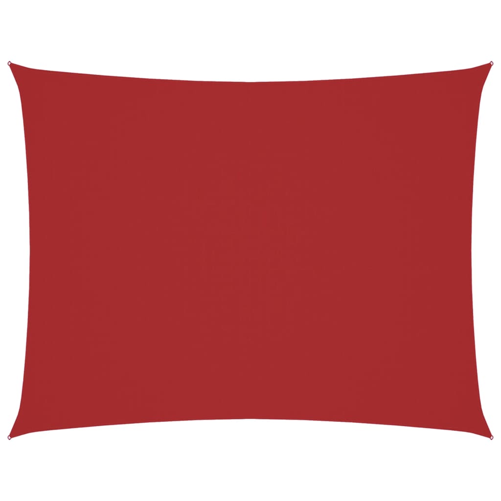 Parasole a Vela Oxford Rettangolare 2x3,5 m Rosso | homemem39