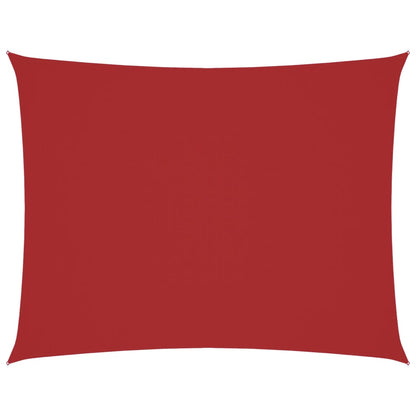 Parasole a Vela Oxford Rettangolare 2x3,5 m Rosso