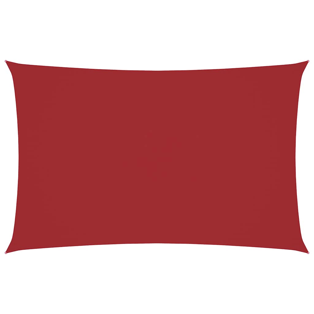 Parasole a Vela Oxford Rettangolare 2x5 m Rosso