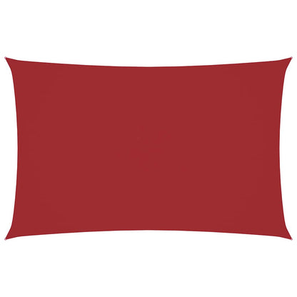 Parasole a Vela Oxford Rettangolare 2x5 m Rosso