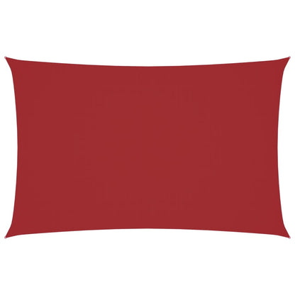 Parasole a Vela Oxford Rettangolare 2x5 m Rosso
