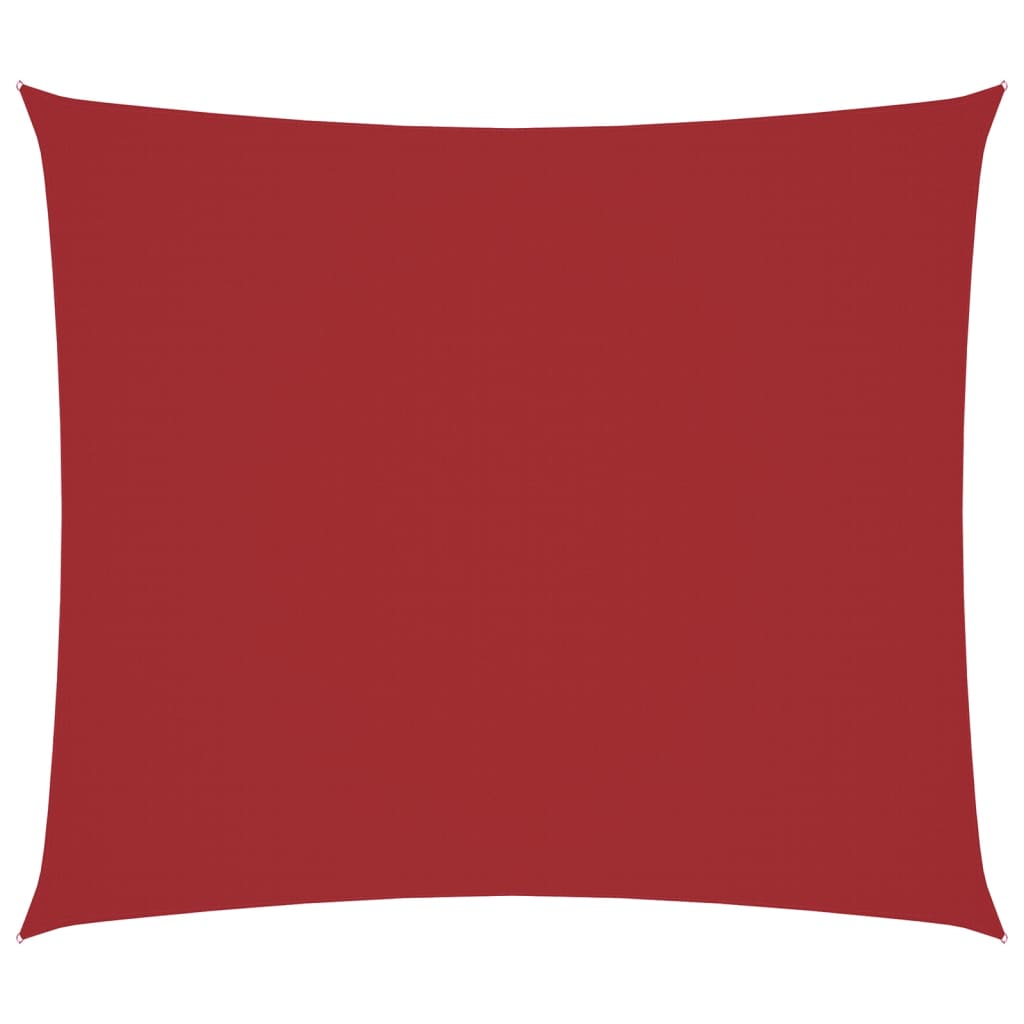 Parasole a Vela Oxford Rettangolare 2,5x3 m Rosso | homemem39