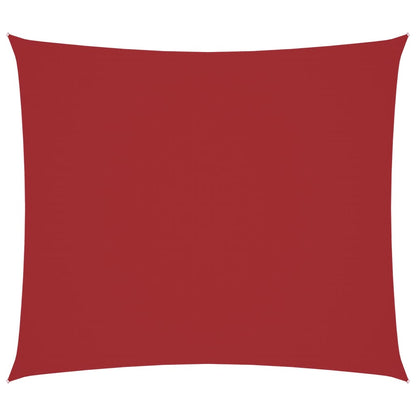 Parasole a Vela Oxford Rettangolare 2,5x3 m Rosso | homemem39