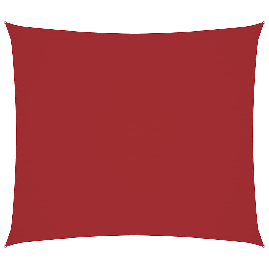 Parasole a Vela Oxford Rettangolare 2,5x3 m Rosso