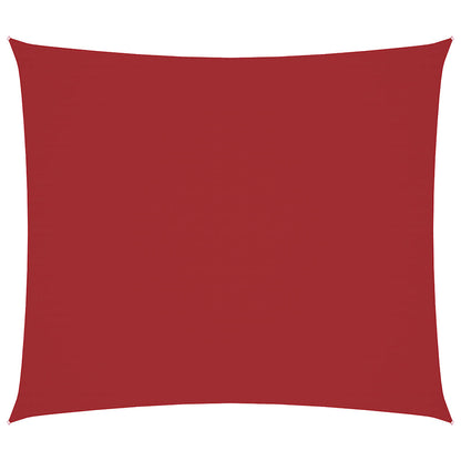 Parasole a Vela Oxford Rettangolare 2,5x3 m Rosso